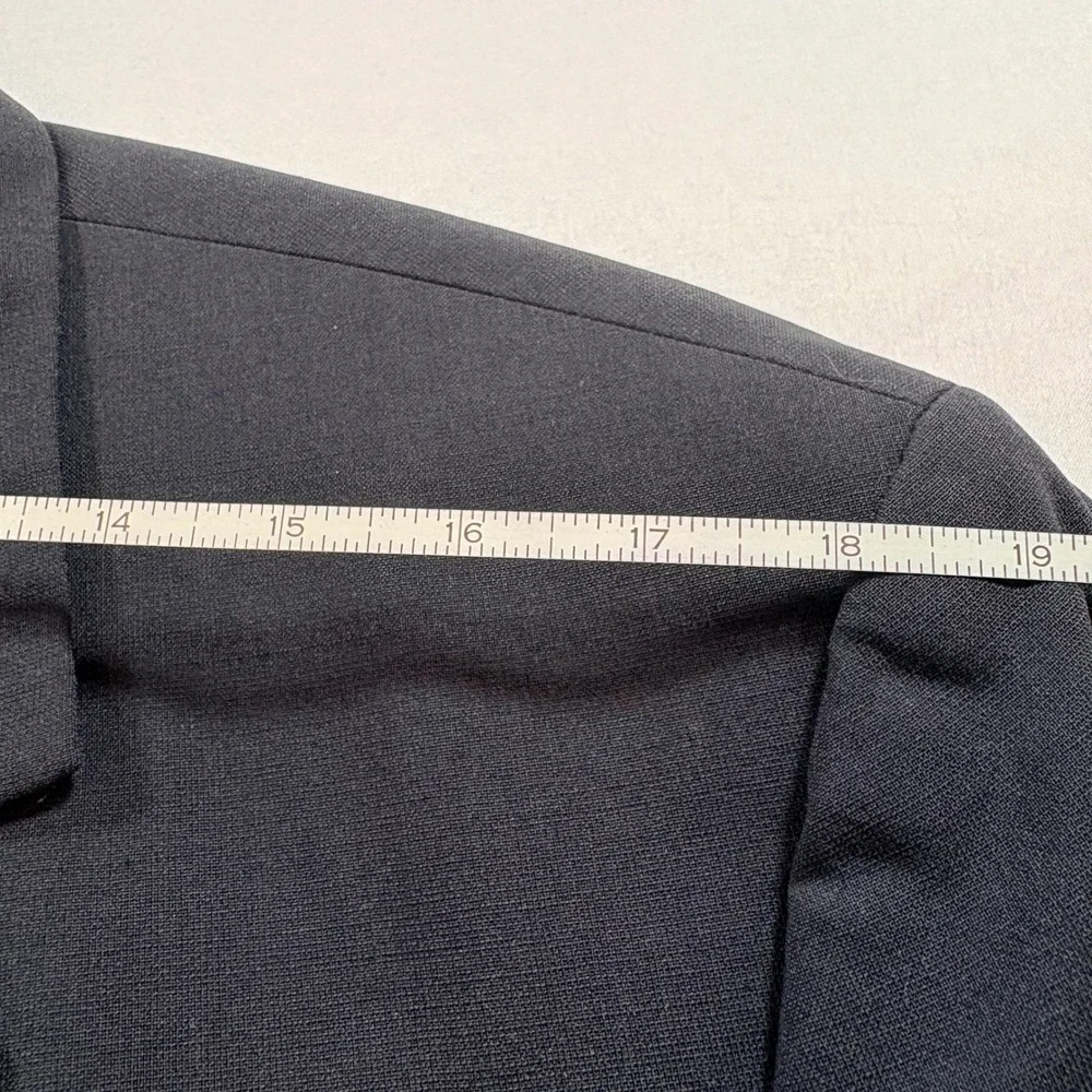Brooks Brothers Blazer Men 44 Regular Navy Blue Worsted Wool 3 Button Sport Coat